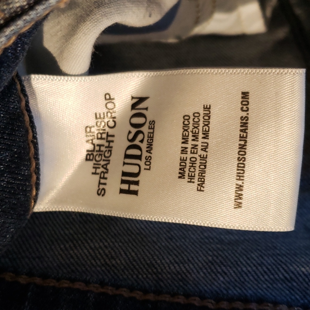 Hudson 29 woman jeans Blair high rise straight crop - Picture 14 of 16